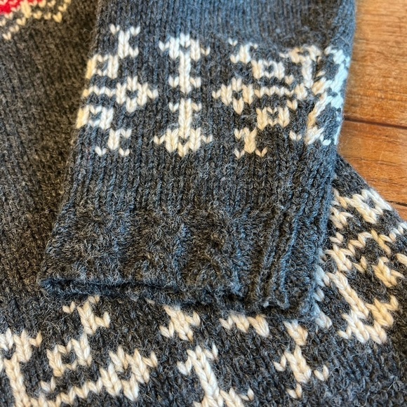 Sonoma Roll Neck Wool Blend Snowflake Sweater Boxy Cut / Xlarge - Picture 8 of 10